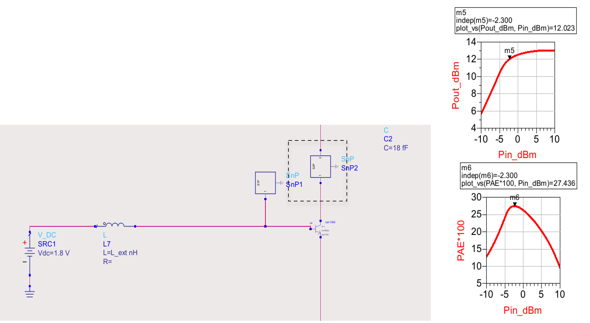 ADS harmonic balance