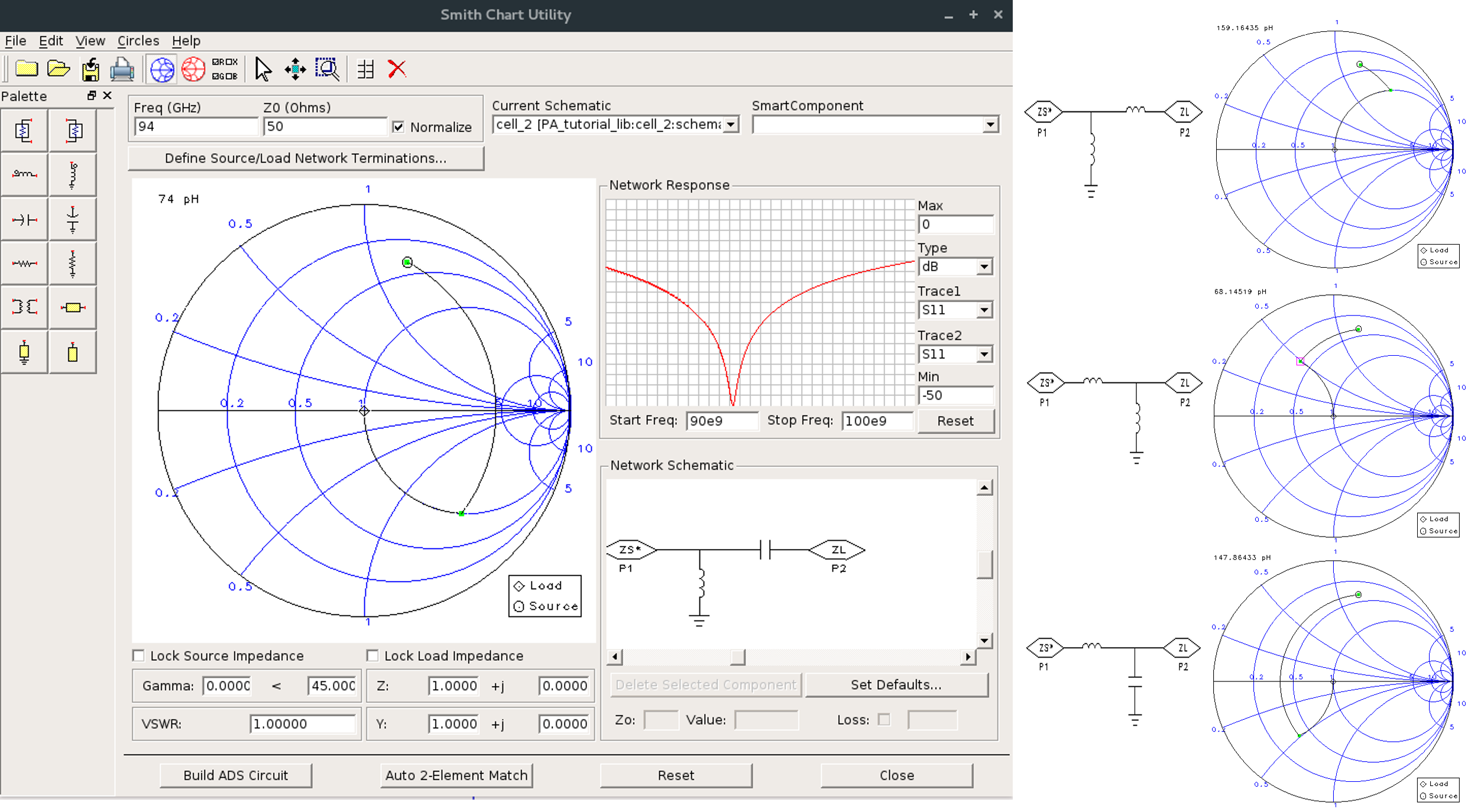 keysight ADS matching design