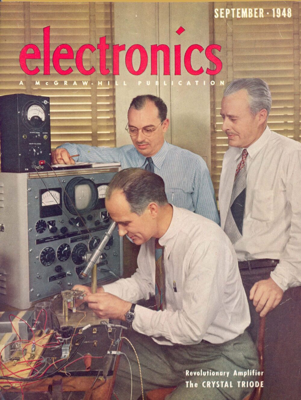 photo of inventors of transistor